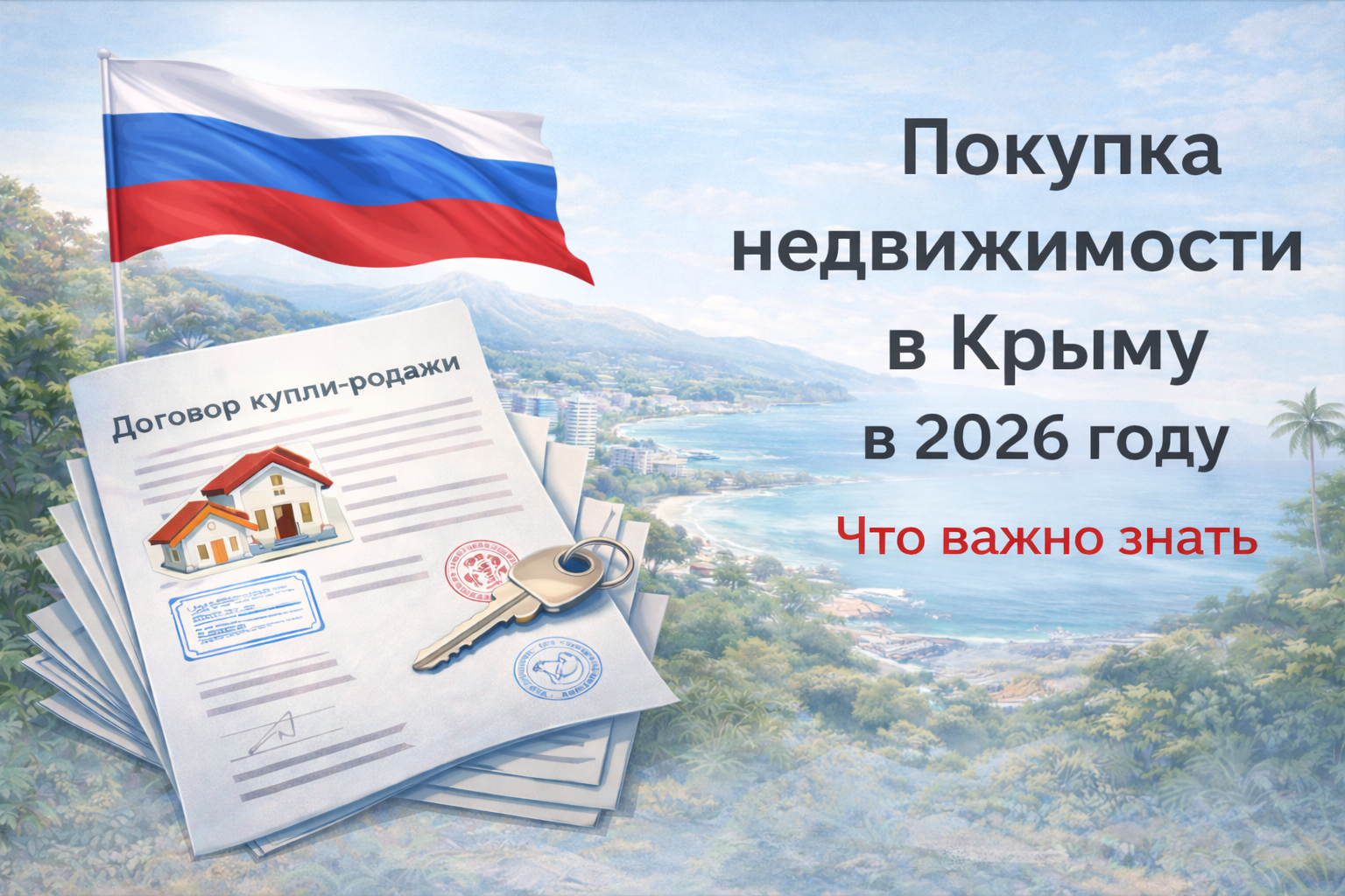 Покупка недвижимости в Крыму в 2026 году: что важно знать перед сделкой