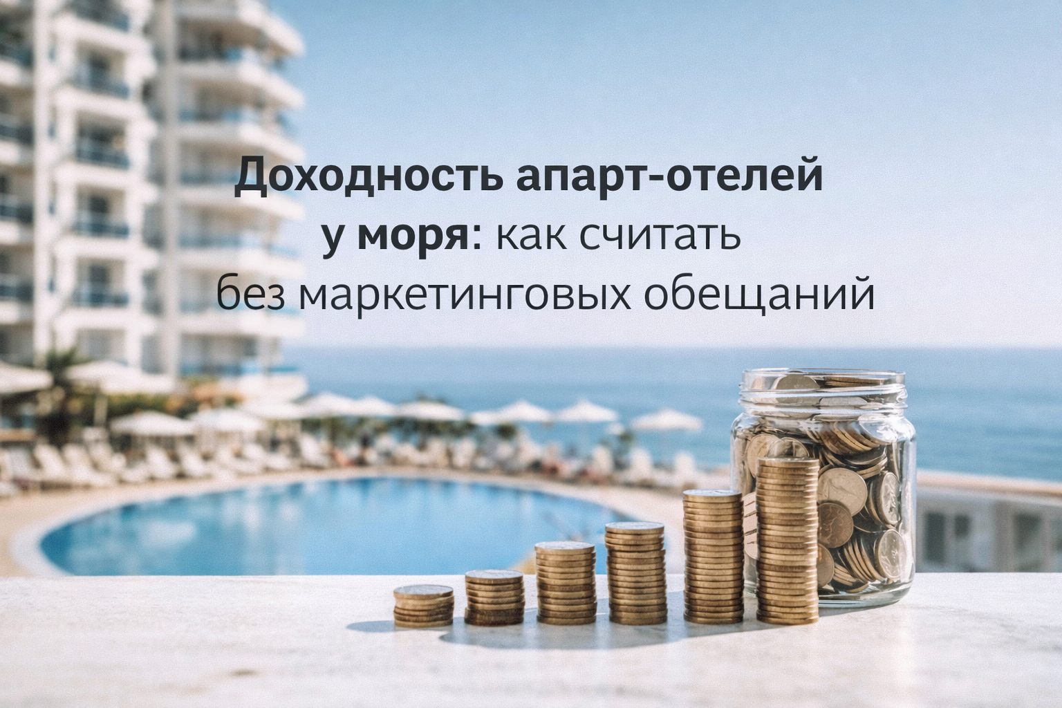 Реальная доходность апарт-отеля у моря: как рассчитать инвестиционный потенциал без маркетинговых иллюзий